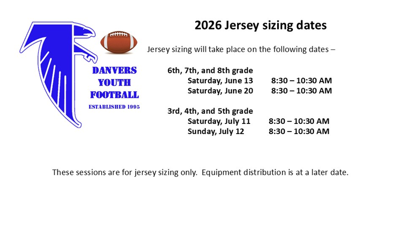 Jersey sizing